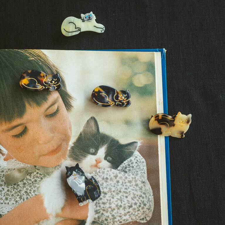 ヘアクリップ 各約4×2.5cm 各1,210円／THE MOTT HOUSE TOKYO