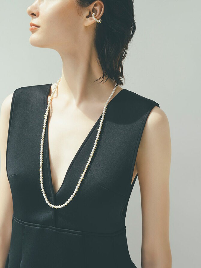 TASAKI タサキ デインジャープラスリング 6号 Ꮶ18ゴールド あこや真珠