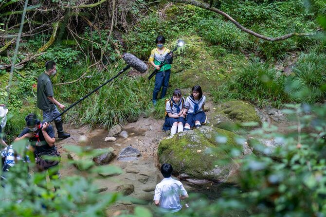 不動滝(茨城県提供)