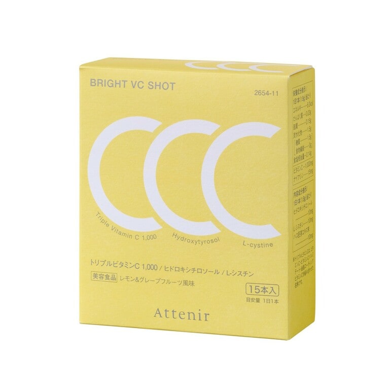 ブライト VCショット 15本入り 2,480円／アテニア（数量限定発売中）