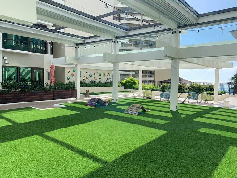 ホテルゲストだけが利用できるリラクゼーションスポット。