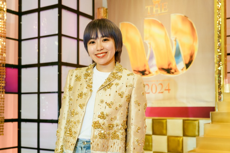 片岡明日香さん。『THE W 2024』のセットにて