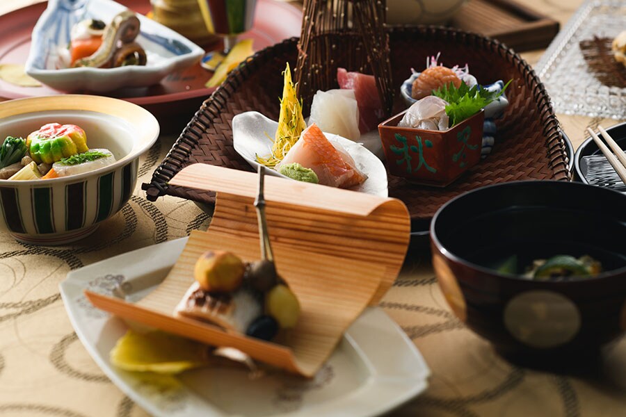 日本料理-舳-MIYOSHI ディナー。