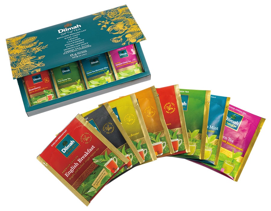 《ギフト・オブ・ティー》スタンダード・コレクション 8種 64袋入り 4,320円／ディルマ