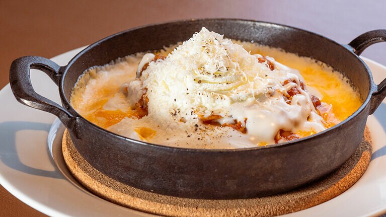 白銀ボロネーゼ（1,900円）はピノキオの“白銀の世界”限定メニュー。