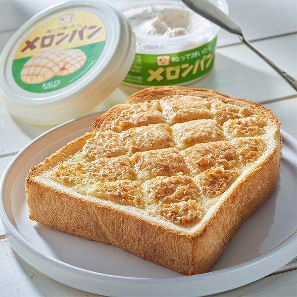カルディオリジナル「ぬって焼いたらメロンパン」（カルディの通販サイトより）