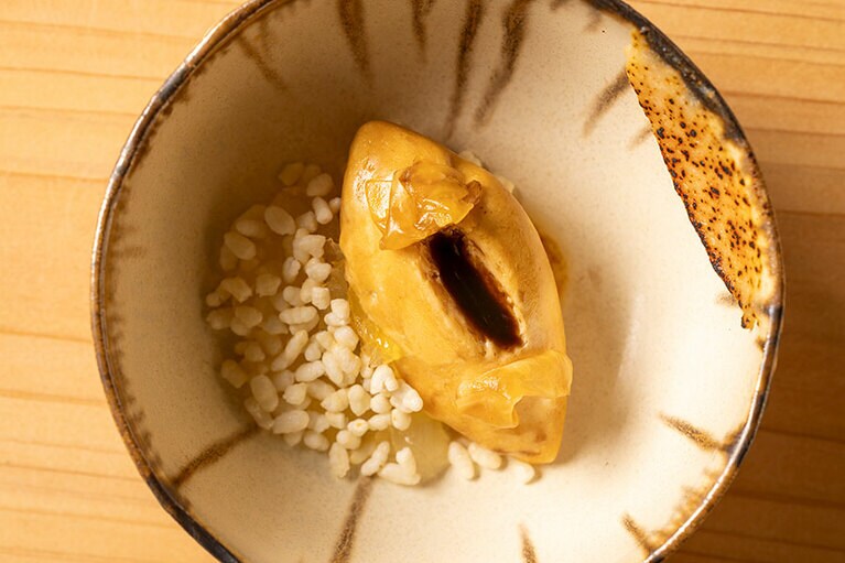 デザートから。