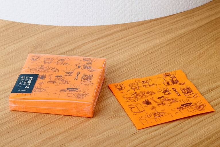 サザエさん 昭和の道具紙ナプキン。