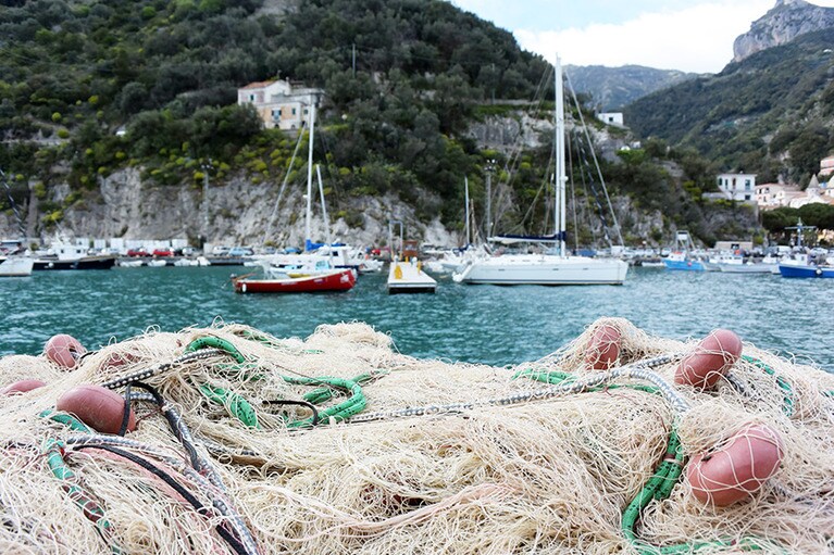 ラテン語で“マグロ漁の網”や“アルマドラバ(定置網漁)の大型魚を扱う魚屋さん”という名のチェターラ。