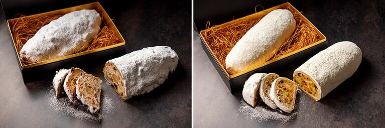 コンラッド東京「トラディショナル」(左)「ゴールデン」(右)(23cm×10cm／各3,800円)。