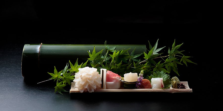 日本料理-舳-MIYOSHI シグネチャーメニュー。