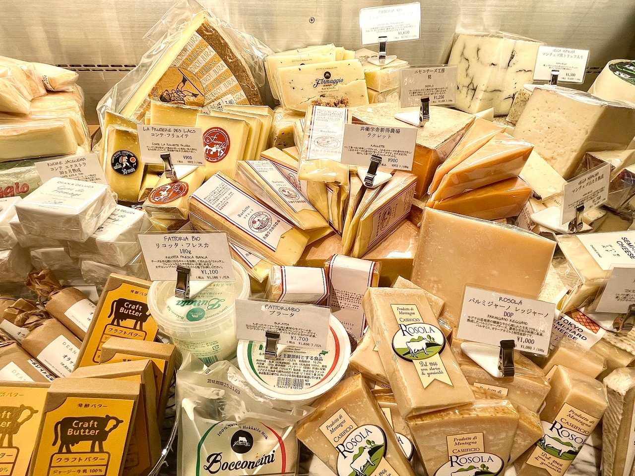 チーズ好きにはたまらない豊富なラインナップ。