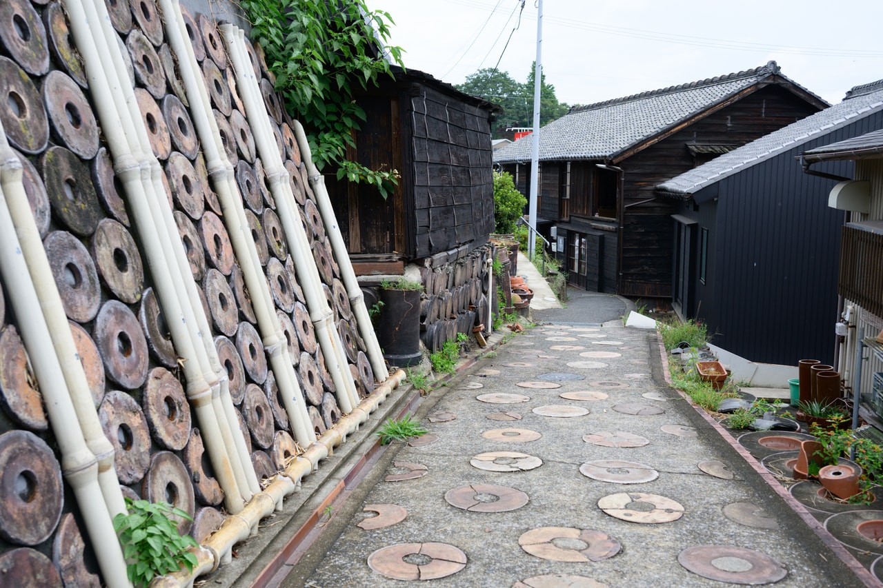 常滑の町ならではの唯一無二の景色。