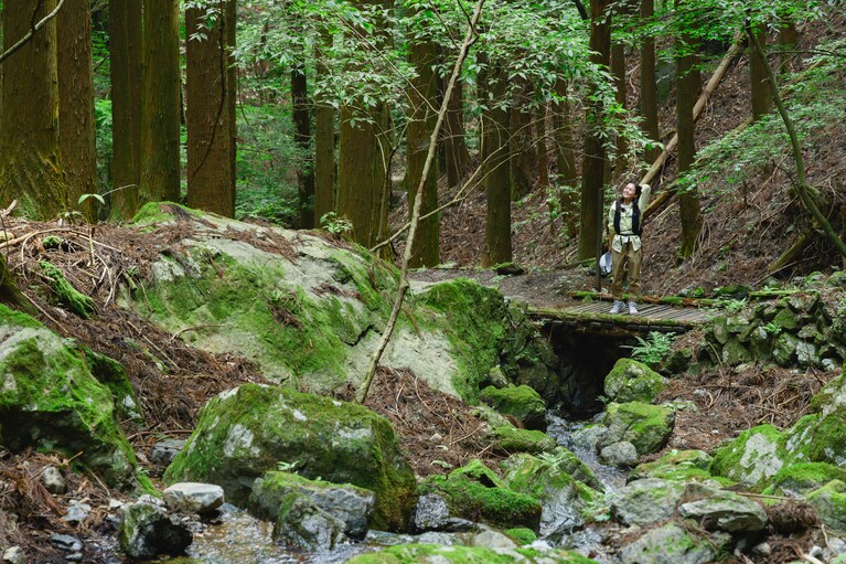 白滝橋までくれば、ゴールはもう少し。