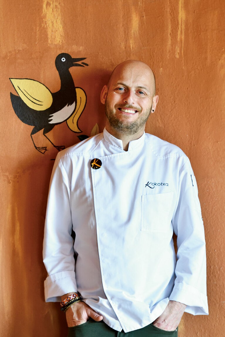 シェフのダニエル・ロペス氏。