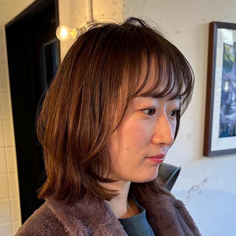 重さと軽さが絶妙な外ハネボブ。