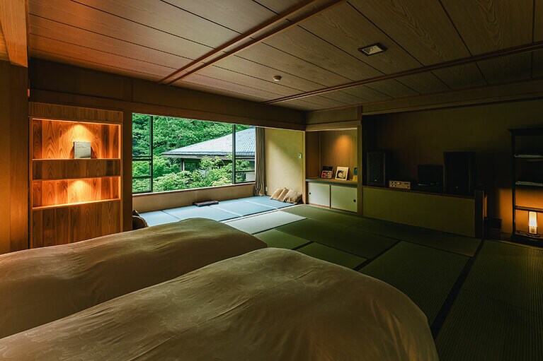 多彩な部屋が選べるのも楽しい。