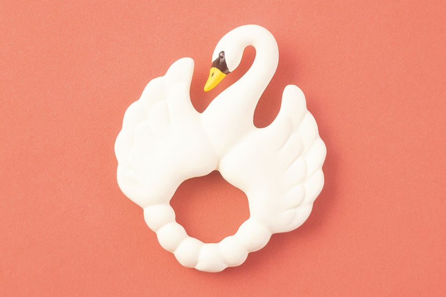 歯がため Teether Swan 3,080円／bcbasics