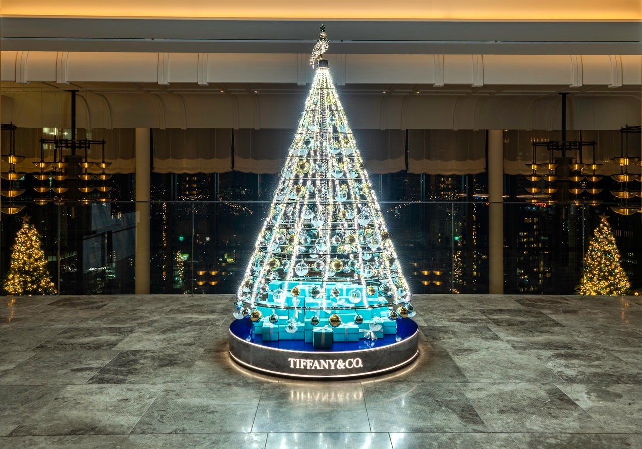 ウォルドーフ・アストリア大阪のクリスマスツリー。