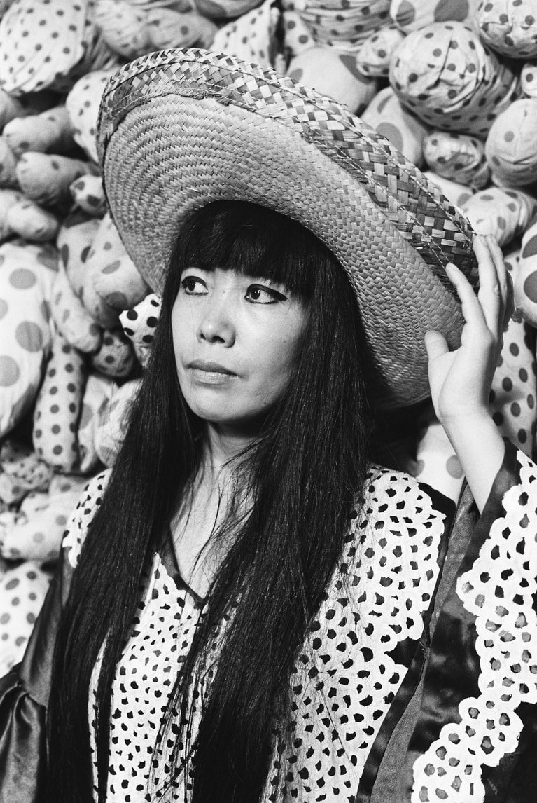 1968年頃の草間さん。©文藝春秋