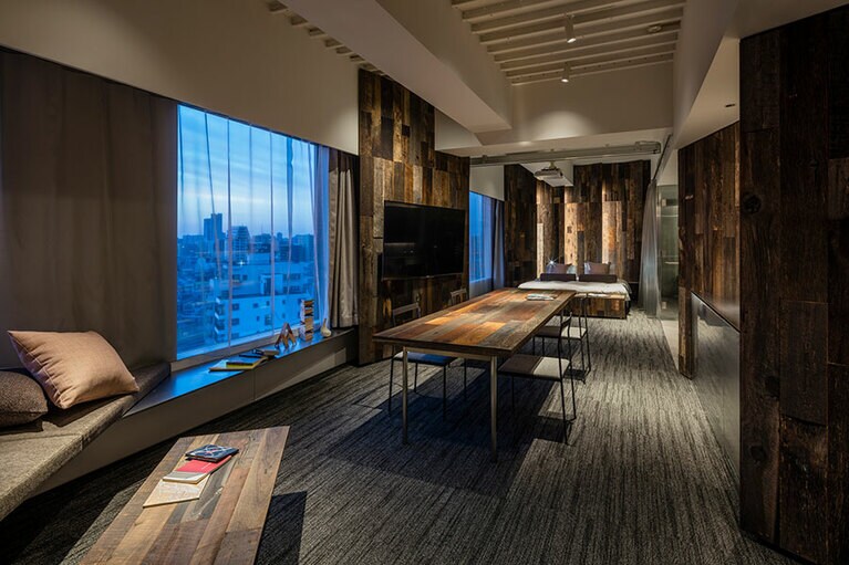 客室の一例「Atelier Suite（アトリエスイート）」。