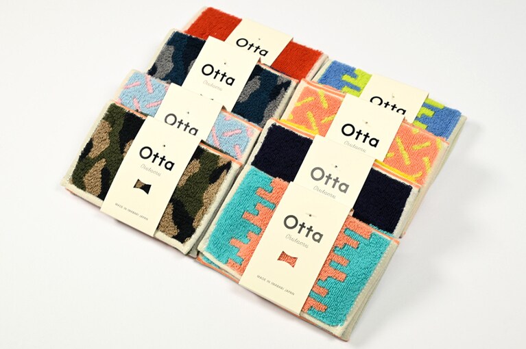 Otta(オッタ)　サイズ：約25×12.5cm 18g、素材：綿100％ 660円／田中産業／認定番号 第2013-1089号