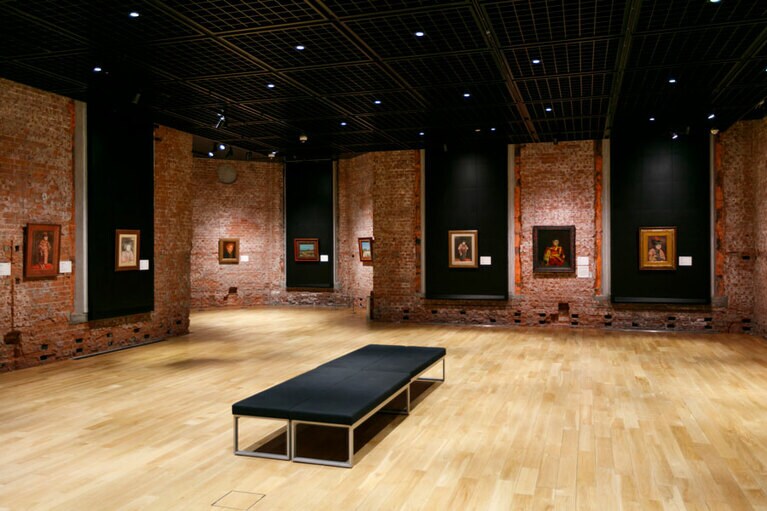 「没後90年記念 岸田劉生展」の様子(現在は山口にて開催中、その後名古屋へ巡回)