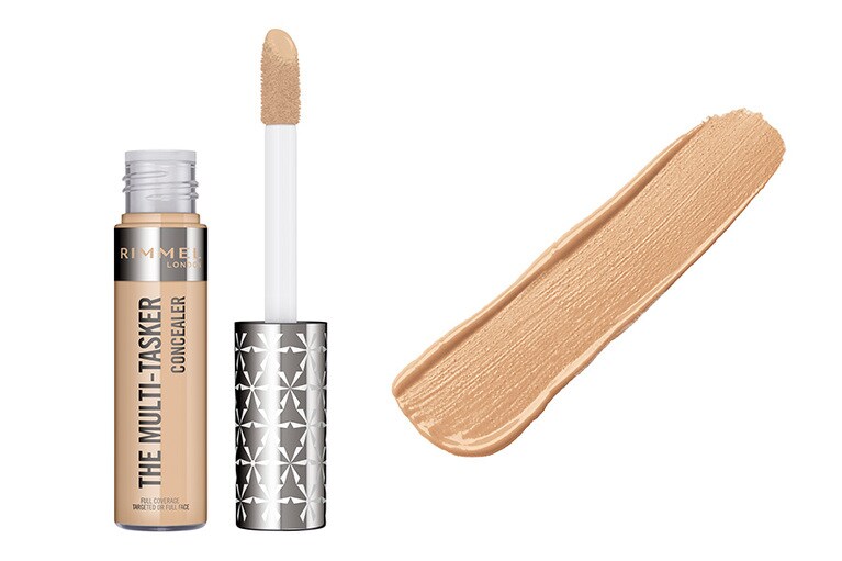 部分的なカバーも、顔全体にファンデーションとしても、ハイライトとしても使えるコンシーラー。ロングラスティング処方、ウォータープルーフ処方とダブルの処方で、長時間崩れにくい。保湿成分として、尿素とヒアルロン酸Na配合。ヴィーガン処方。040 アイボリーは、茶クマ部分やくすみ部分にオススメ。全4色 各10ml 1,650円／リンメル ロンドン