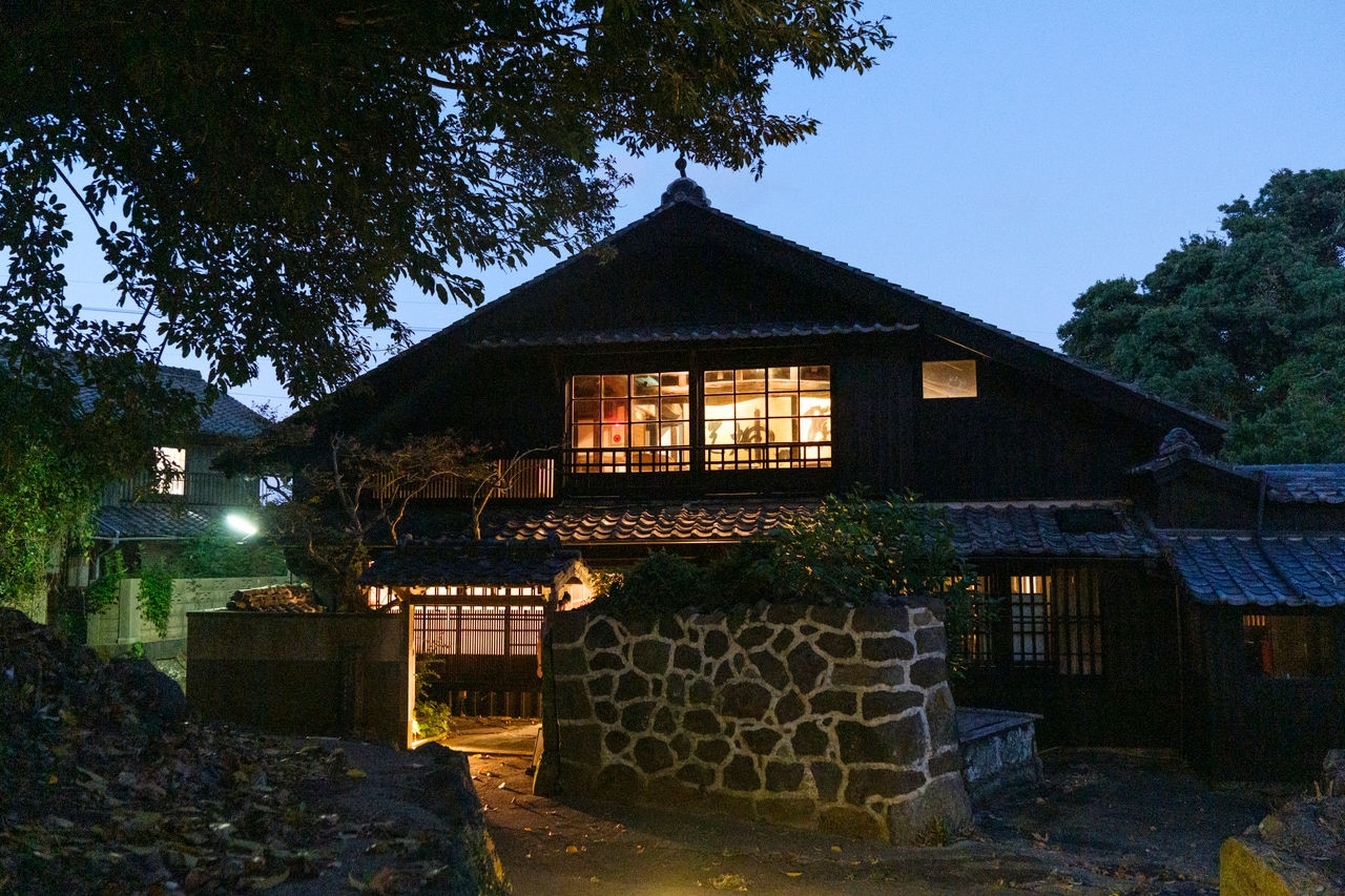 古民家レストランへ。