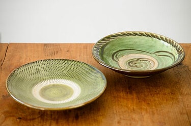 民藝　小鹿田焼　大皿鉢 小鹿田焼 大皿 陶芸 小鹿田焼 皿 鉢 大分県 日田市