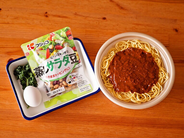 コンビニのミートソースにもちょい足し！