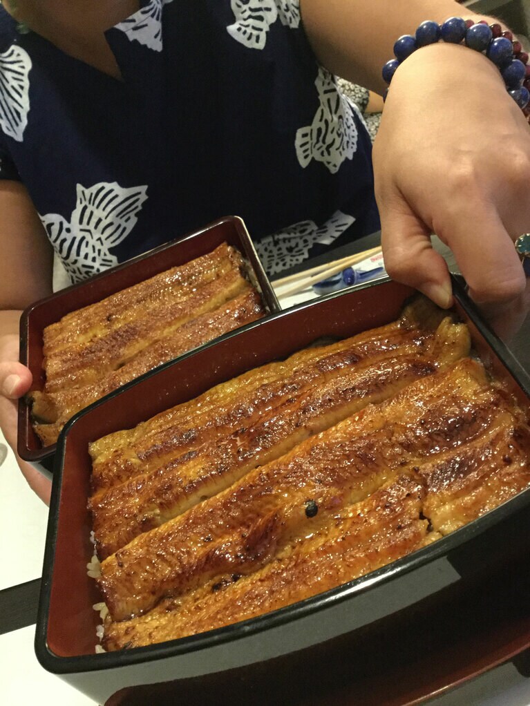 ウナギでお祝い、その2。