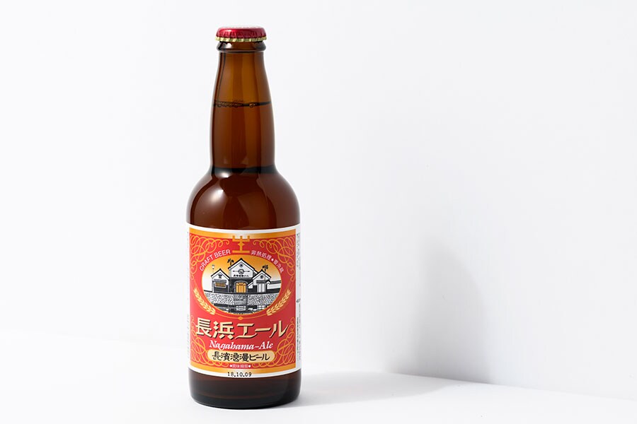 【滋賀県】長浜浪漫ビールの「長浜エール」491円(330ml)。