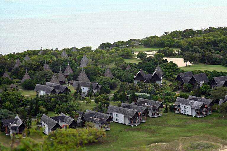 デヴァ地区にあるシェラトン。目の前に世界遺産のラグーンが広がる5ツ星リゾートです。