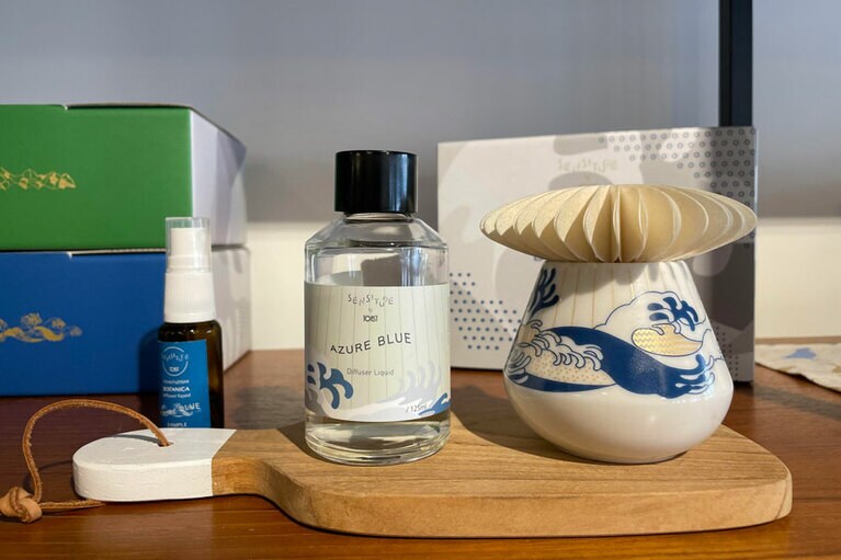 パッションフルーツやパイナップル、ベルガモットを原料とした爽やかな香りが楽しめる海富。