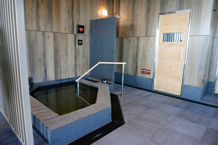 サウナルームも。