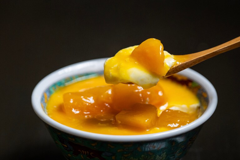 マンゴーの甘さとミルクの香りが相性抜群。