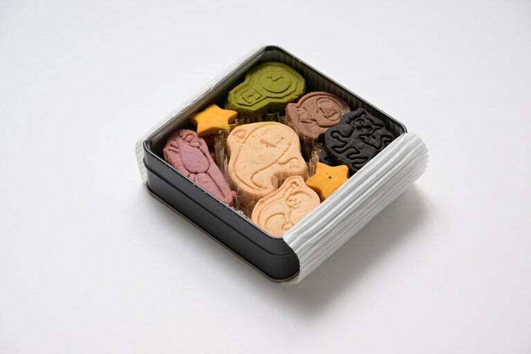 Cake.jp ORIGINAL／『ねないこ だれだ』まよなかのクッキー缶 3,300円。「ねないこ だれだ」 せなけいこ 作・絵　福音館書店 刊　© Keiko Sena 1969