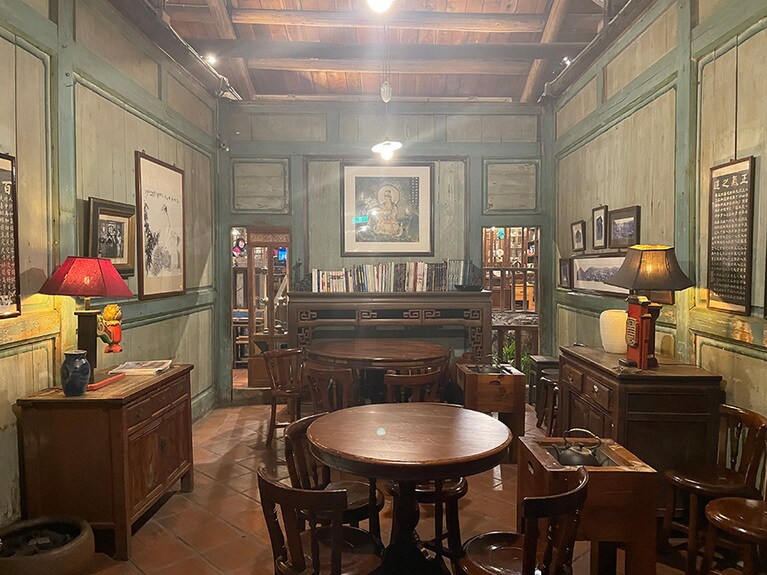 こちらの席は、雑誌の撮影などにも人気。