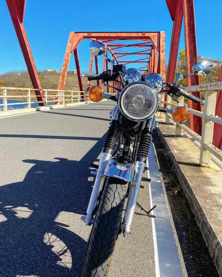 愛車のSR400 Final Edition（写真：本人SNSより）