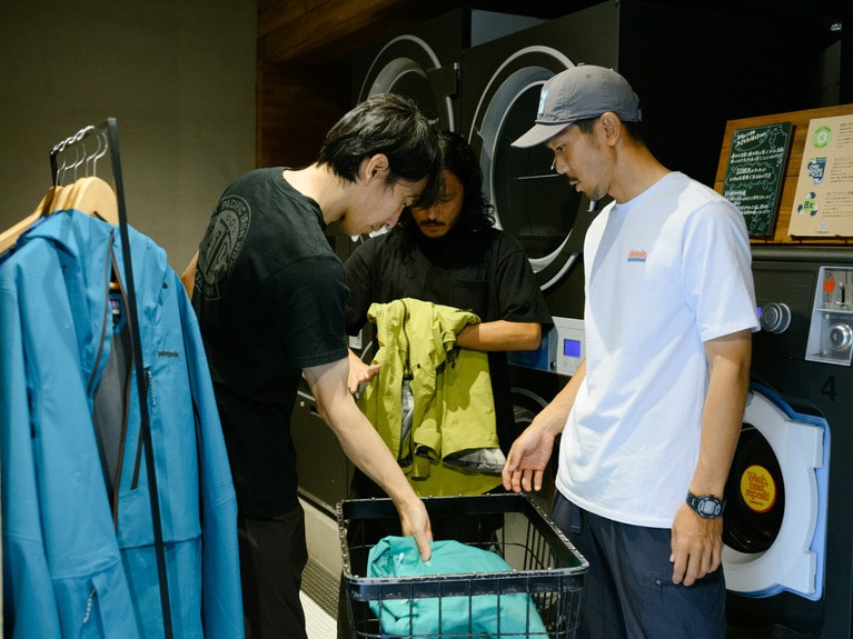 パタゴニアが開催した「Wash Party」の様子。