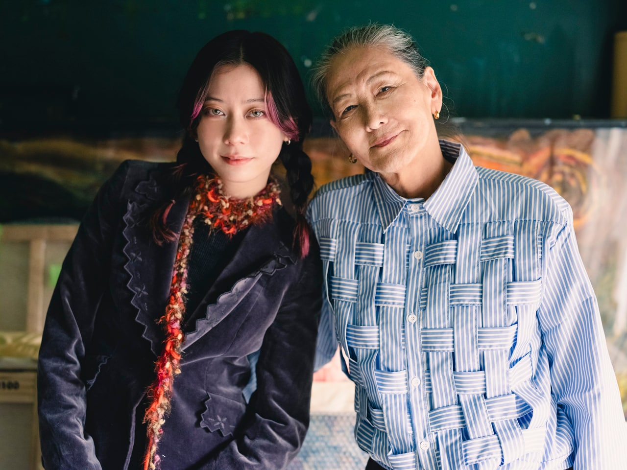 SUMIREさん（左）、浅野順子さん（右）