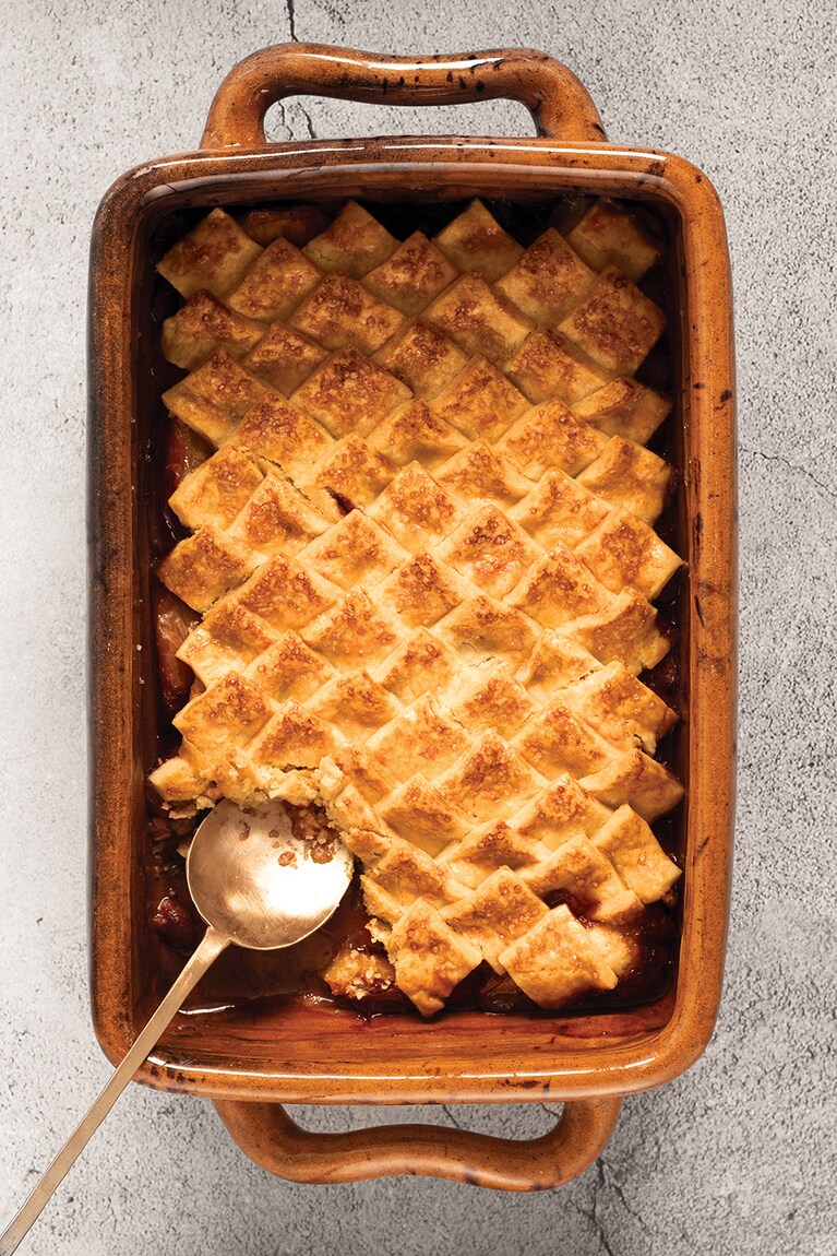 「ネクタリンとラズベリーのパンダウディ」。