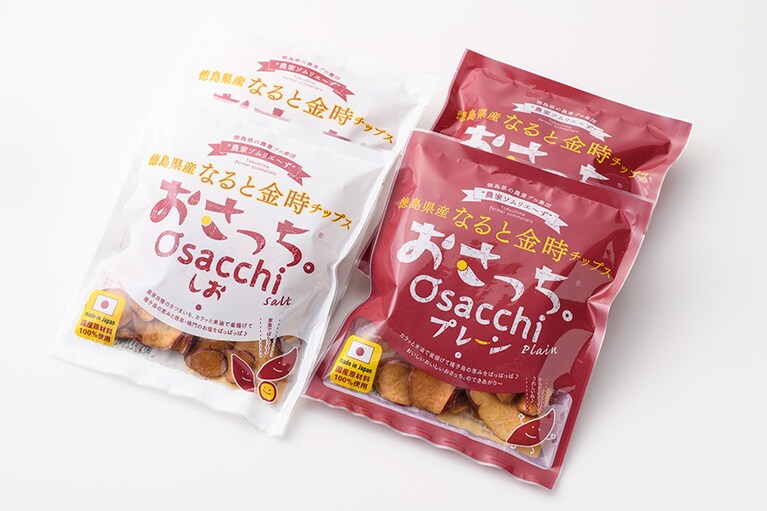 【徳島県】農家ソムリエーずの「おさっち。」各290円(50g)。左から：しお、プレーン。