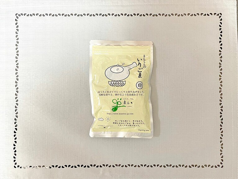 【8位】たっぷりゴマ＋麺つゆの材料：白いりごま。