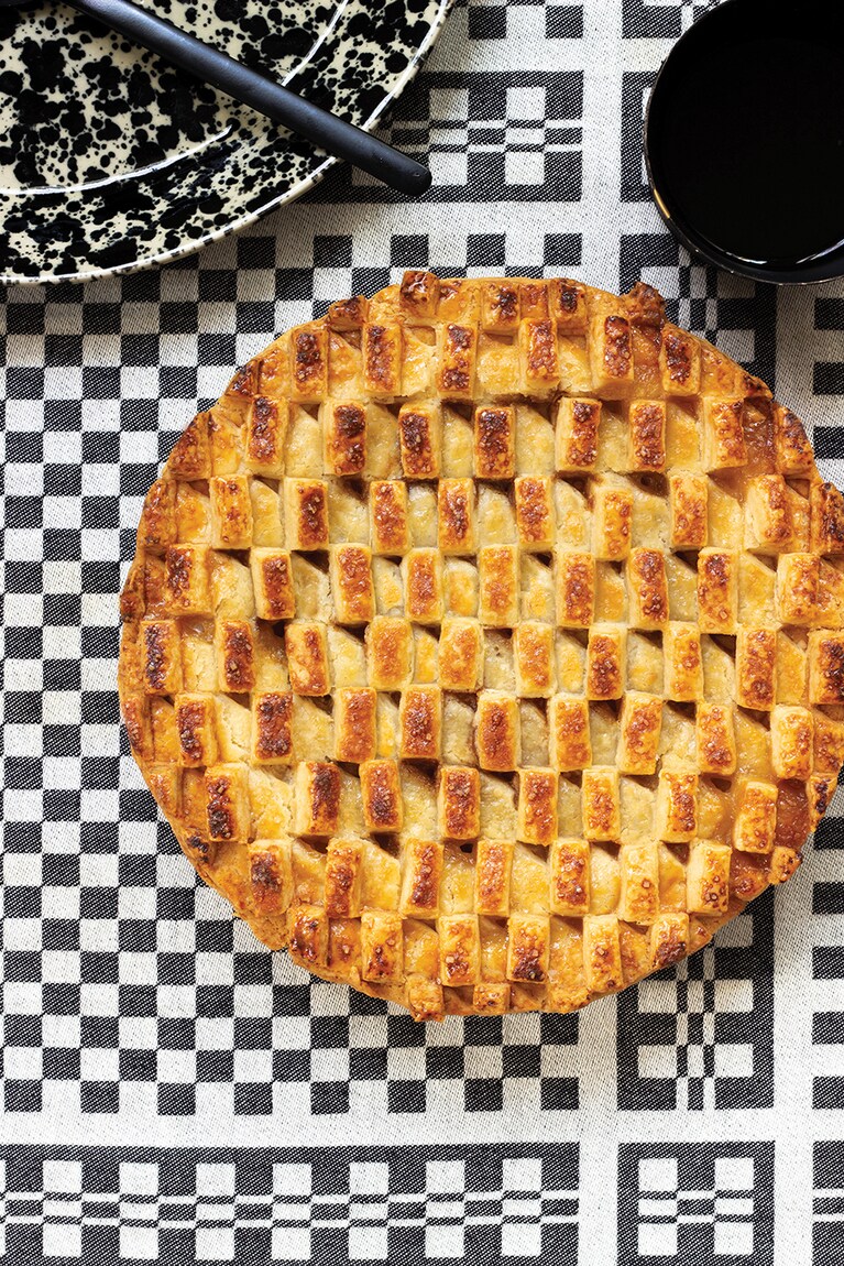 「ピーチとアマレットのパイ」。