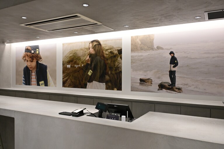 ヘリーハンセン×アニエスベー。