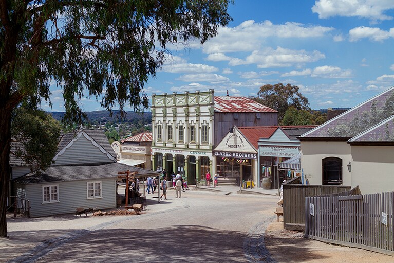 ゴールド・ミュージアムなど黄金がいっぱいのテーマパーク「ソブリン・ヒル」。photo:Tourism Australia/Time Out Australia