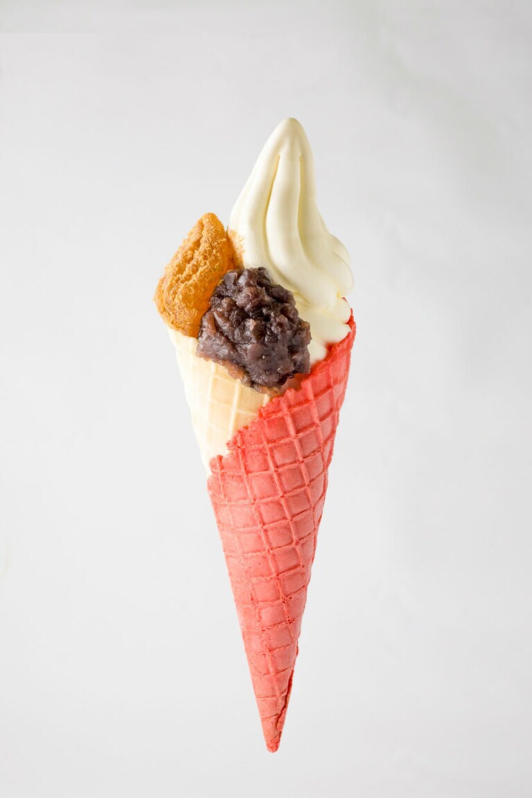 KUGENUMA SHIMIZU NIPPON SOFTCREAM～和ソフトクリーム～ 550円。GINZA SIX限定。