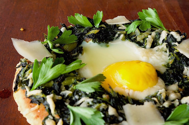 こちらはピザ。万国共通でイタリアンは人気だ。